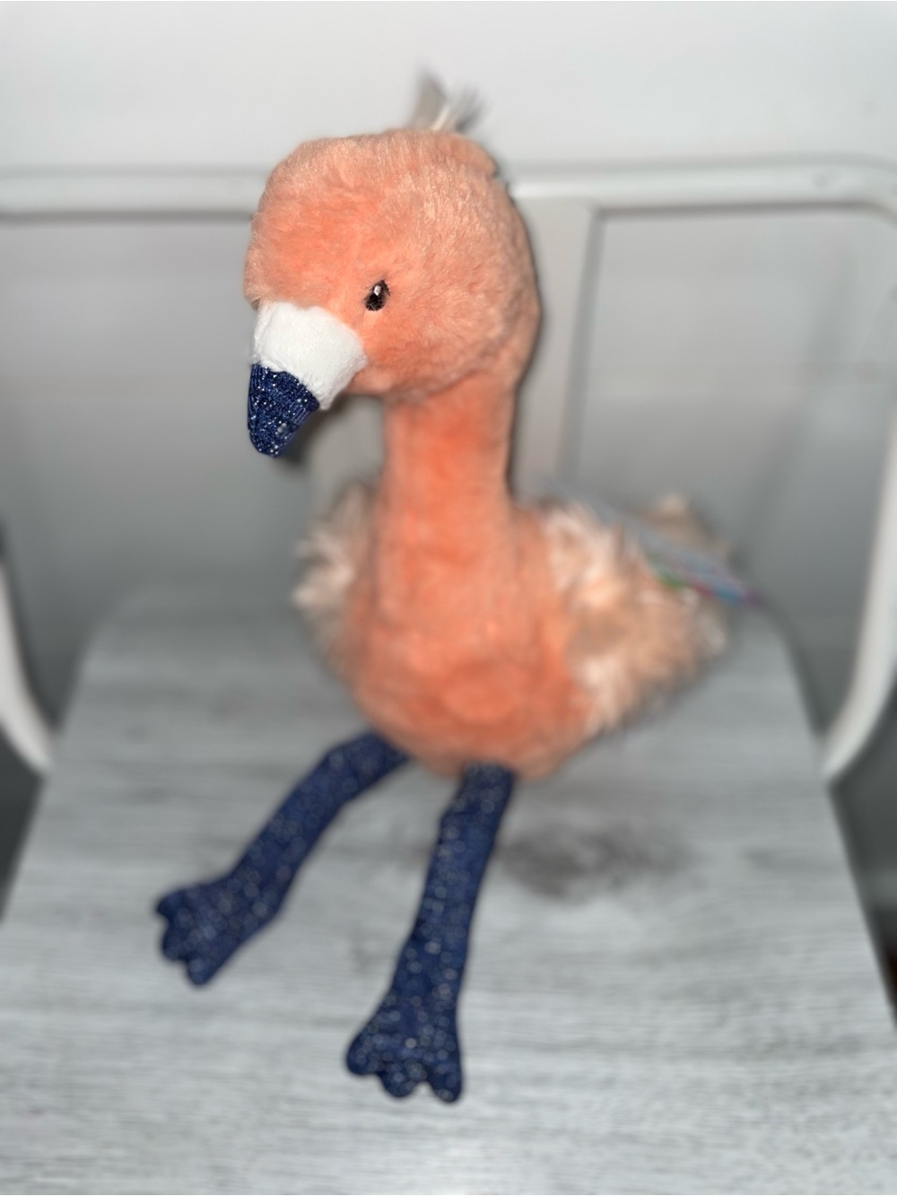 ebba - Splasheez - 8.5" Flamingo Colorful Baby Stuffed Animal